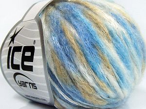 Sale Self-Striping Light Blue, Beige, White