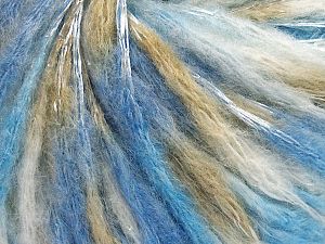Sale Self-Striping Light Blue, Beige, White