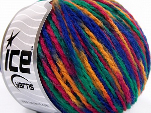 Wool Worsted Color Sarı Yeşil Fuşya Mavi