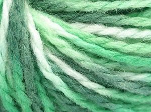 Wool Worsted Color Yeşil Tonları