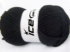 Superwash Wool Chunky Siyah