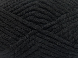 Superwash Wool Chunky Siyah