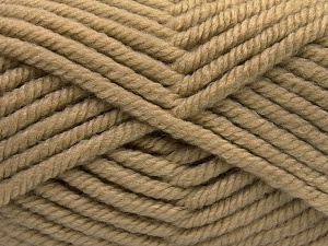 Superwash Wool Chunky Koyu Bej