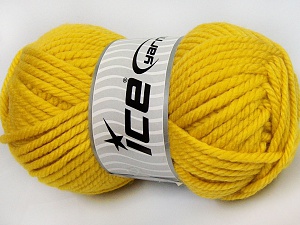 Superwash Wool Jumbo Dark Yellow