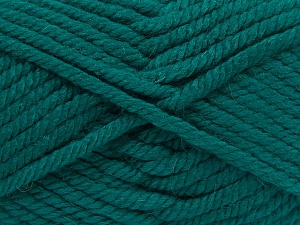 Superwash Wool Chunky Zümrüt Yeşil