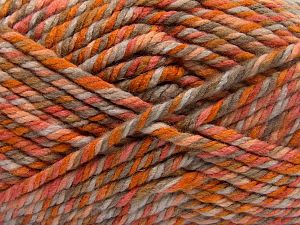 Superwash Wool Chunky Turuncu Tonları Deve Tüyü Bej