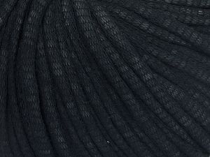 Tube Cotton Worsted Black