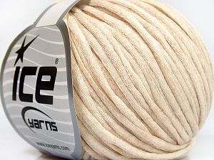 Tube Cotton Worsted Beige Melange