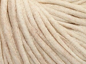 Tube Cotton Worsted Beige Melange