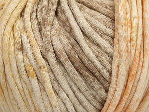 Tube Cotton Worsted Camel, Beige, Gold