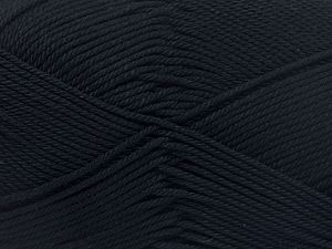 Cotton Fine Melange Black