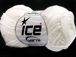 Cotton Fine Melange White