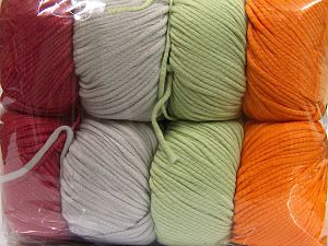Tube Cotton Worsted Mixed Lot