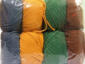 Tube Cotton Worsted Mixed Lot
