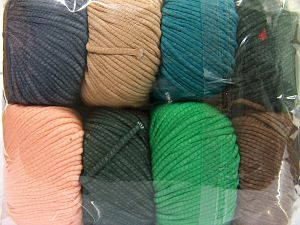 Tube Cotton Worsted Mixed Lot