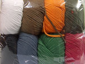 Tube Cotton Worsted Mixed Lot