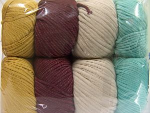 Tube Cotton Worsted Mixed Lot