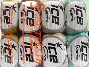 Tube Cotton Worsted Mixed Lot