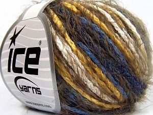 Clara Khaki, Yellow, White, Blue