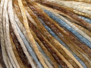 Rockabilly Color Brown Shades, Cream, Light Blue