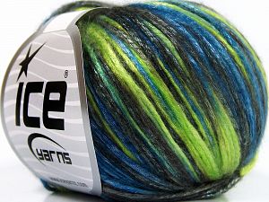 Rockabilly Color Green Shades, Blue, Black, Brown