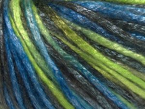 Rockabilly Color Green Shades, Blue, Black, Brown