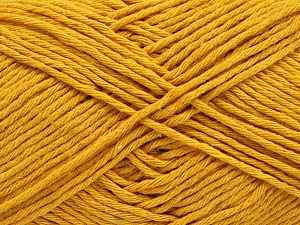 Natural Cotton Worsted Koyu sarı