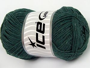 Natural Cotton Worsted Koyu yeşil