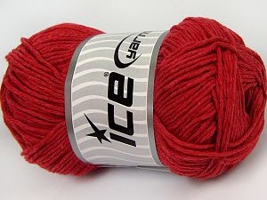 Natural Cotton Worsted Kırmızı