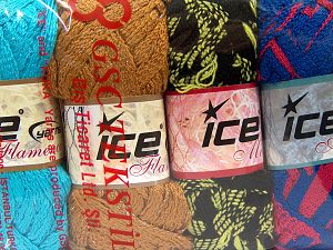 Scarf Yarns Mixed Lot Scarf Yarns
