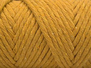 Natural Cotton Jumbo Koyu sarı