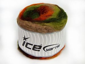 Cakes Fluffy Camel, Green Shades, Orange