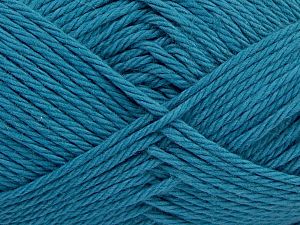 Pure Cotton Koyu Turkuaz