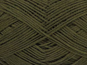 Tube Cotton Fine Koyu Haki