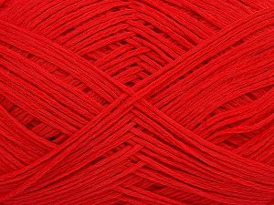 Tube Cotton Fine Kırmızı