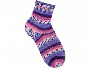 Smart Sock Lilac, Maroon, Pink, White