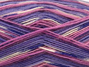 Smart Sock Lilac, Maroon, Pink, White