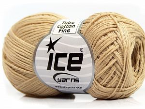 Tube Cotton Fine Koyu Krem