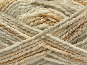 Wool Fun Colors Açık Somon Açık Gri Açık Kahve Krem