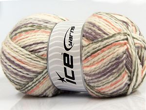 Wool Fun Colors Somon Lavanta Gri Krem