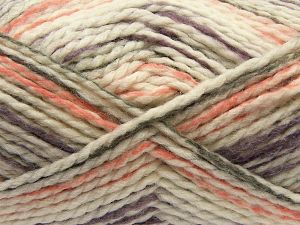 Wool Fun Colors Somon Lavanta Gri Krem