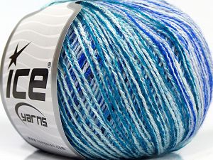 Sale Self-Striping Beyaz Turkuaz Tonları Mor