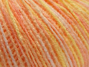 Sale Self-Striping Beyaz Somon Tonları Açık Sarı