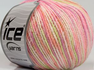 Sale Self-Striping Beyaz Pembe tonları Açık Yeşil