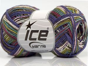 Sale Self-Striping Turkuaz Mor Maron Yeşil