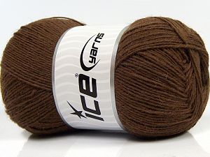 Solid Sock Koyu Kahverengi