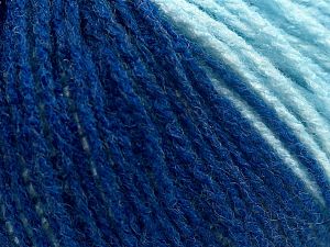 Sale Self-Striping Turkuaz Leylak Mavi Tonları