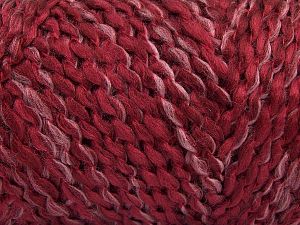 Sale Self-Striping Açık Pembe Bordo Siyah