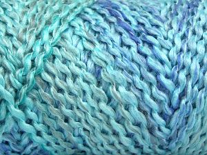 Sale Self-Striping Leylak Açık Gri Yeşil Tonları