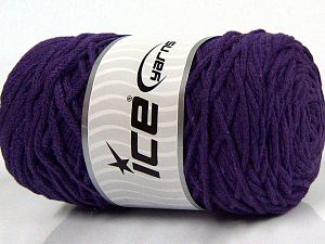 Macrame Cotton Bulky Koyu mor